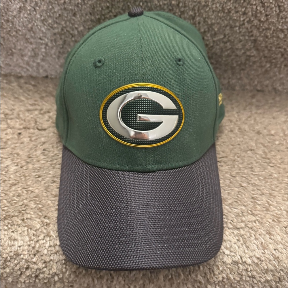 New Era 39thirty Green Bay Packers Fitted Hat Cap S/m Flex